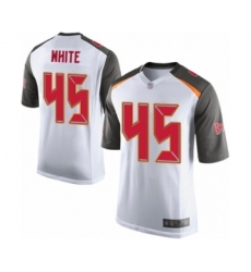 Men's Tampa Bay Buccaneers #45 Devin White Game White Football Jersey