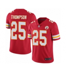 Youth Kansas City Chiefs #25 Darwin Thompson Red Team Color Vapor Untouchable Limited Player Football Jersey