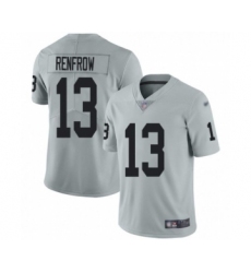 Men's Las Vegas Raiders #13 Hunter Renfrow Grey Vapor Untouchable Limited Stitched NFL Jersey