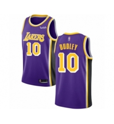 Youth Los Angeles Lakers #10 Jared Dudley Swingman Purple Basketball Jersey - Statement Edition