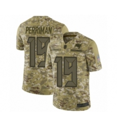 Men's Tampa Bay Buccaneers #19 Breshad Perriman Limited Camo 2018 Salute to Service Football Jersey