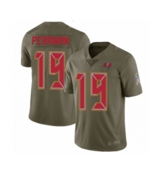 Youth Tampa Bay Buccaneers #19 Breshad Perriman Limited Olive 2017 Salute to Service Football Jersey