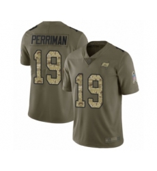 Youth Tampa Bay Buccaneers #19 Breshad Perriman Limited Olive Camo 2017 Salute to Service Football Jersey