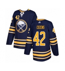 Youth Buffalo Sabres #42 Dylan Cozens Authentic Navy Blue Home Hockey Jersey