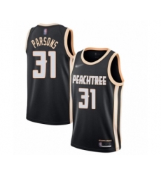 Men's Atlanta Hawks #31 Chandler Parsons Swingman Black Basketball Jersey - 2019  20 City Edition
