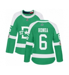 Women's Dallas Stars #10 Corey Perry Authentic Green Salute to Service Hockey Jersey