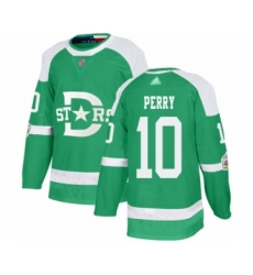 Youth Dallas Stars #10 Corey Perry Authentic Green 2020 Winter Classic Hockey Jersey