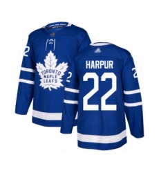 Men's Toronto Maple Leafs #22 Ben Harpur Authentic Royal Blue Home Hockey Jersey