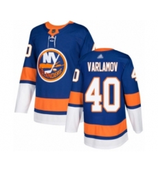 Youth New York Islanders #40 Semyon Varlamov Authentic Royal Blue Home Hockey Jersey