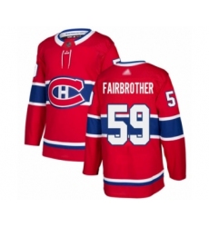 Youth Montreal Canadiens #59 Gianni Fairbrother Authentic White 2017 100 Classic Hockey Jersey