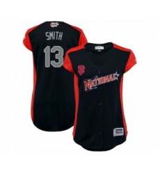 Women's San Francisco Giants #13 Will Smith Authentic Navy Blue National League 2019 Baseball All-Star Jersey