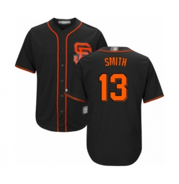 Youth San Francisco Giants #13 Will Smith Authentic Black Alternate Cool Base Baseball Jersey