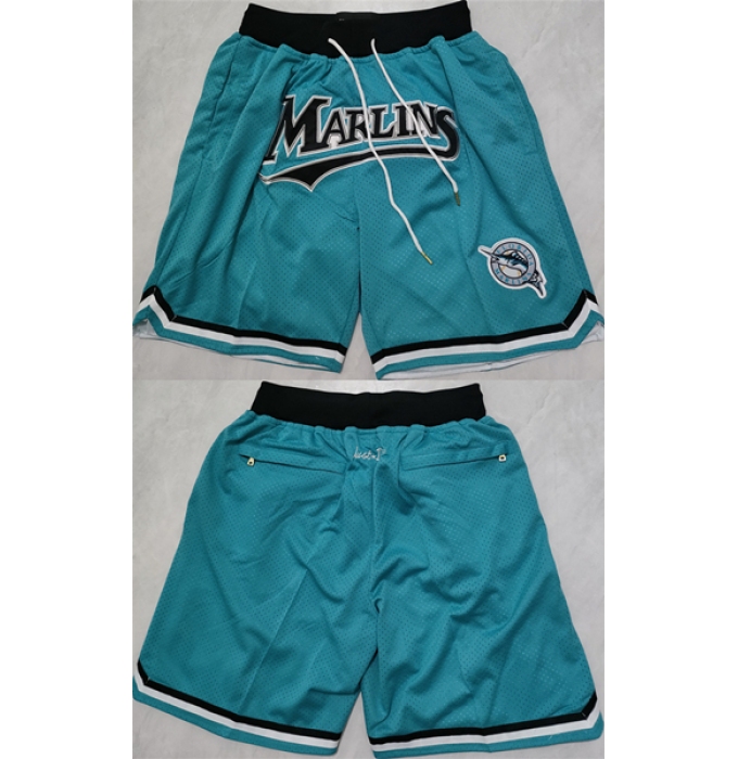 Men's Miami Marlins Blue Shorts