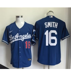 Men's Los Angeles Dodgers #16 Will Smith Royal 2026 Stitched Baseball Jersey