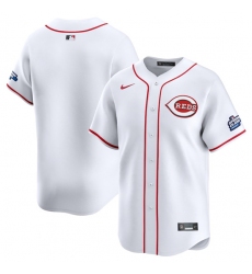 Men's Cincinnati Reds Blank White 2025 Speedway Classic Home Limited Stitched Baseball Jersey