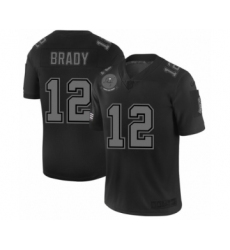 Men's Tampa Bay Buccaneers #12 Tom Brady Black 2019 Salute to Service Limited Jersey