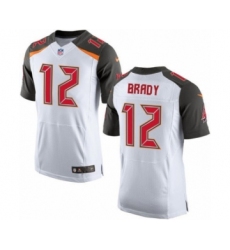 Men's Tampa Bay Buccaneers #12 Tom Brady Elite White Football Jersey