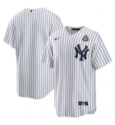 Men's New York Yankees Blank White 2024 World Series Cool Base Stitched Baseball Jersey