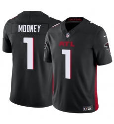 Men's Atlanta Falcons #1 Darnell Mooney Black 2024 F.U.S.E. Vapor Untouchable Limited Football Stitched Jersey