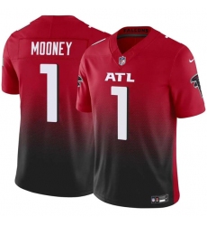 Men's Atlanta Falcons #1 Darnell Mooney Red 2024 F.U.S.E. Vapor Untouchable Limited Football Stitched Jersey