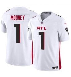 Men's Atlanta Falcons #1 Darnell Mooney White 2024 F.U.S.E. Vapor Untouchable Limited Football Stitched Jersey