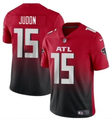 Men's Atlanta Falcons #15 Matthew Judon Red Black Vapor Untouchable Limited Football Stitched Jersey