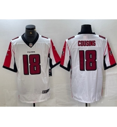 Men's Atlanta Falcons #18 Kirk Cousins New White Vapor Untouchable Limited Stitched Jersey