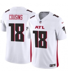 Men's Atlanta Falcons #18 Kirk Cousins White 2023 F.U.S.E. Vapor Untouchable Limited Football Stitched Jersey