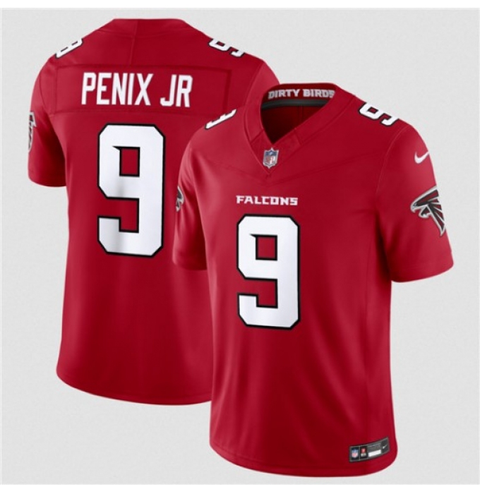 Men's Atlanta Falcons #9 Michael Penix Jr. Red 2026 New F.U.S.E. Vapor Untouchable Limited Football Stitched Jersey