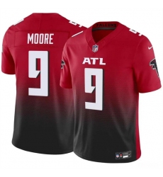 Men's Atlanta Falcons #9 Rondale Moore Red Black 2023 F.U.S.E Vapor Untouchable Limited Football Stitched Jersey