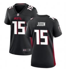 Women's Atlanta Falcons #15 Matthew Judon Black Stitched Jersey(Run Small)