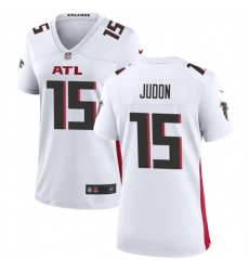 Women's Atlanta Falcons #15 Matthew Judon White Stitched Jersey(Run Small)