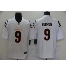 Men's Cincinnati Bengals #9 Joe Burrow Nike White Alternate Vapor Limited Jersey