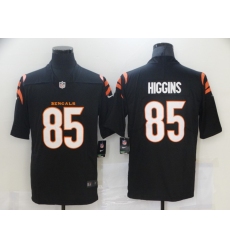 Men's Cincinnati Bengals #85 Tee Higgins Nike Black Vapor Limited Jersey