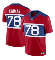 Men's New York Giants #78 Andrew Thomas Century Red Alternate Vapor F.U.S.E. Limited Football Stitched Jersey