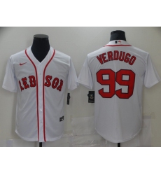 Men's Boston Red Sox #99 Alex Verdugo Nike White Authentic Home Jersey