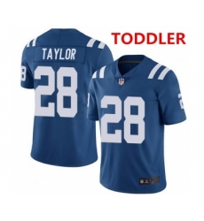 Toddler indianapolis colts #28 jonathan taylor blue stitched nike jersey