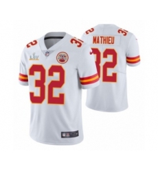 Youth Kansas City Chiefs #32 Tyrann Mathieu White 2021 Super Bowl LV Jersey