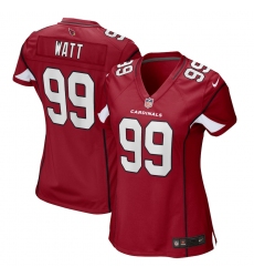 Women's Arizona Cardinals #99 J.J. Watt Nike Red Cardinal Player Jersey