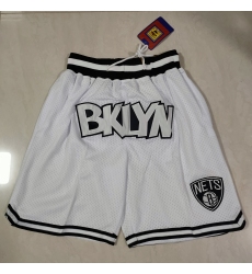 Men's Brooklyn Nets The White bag Shorts