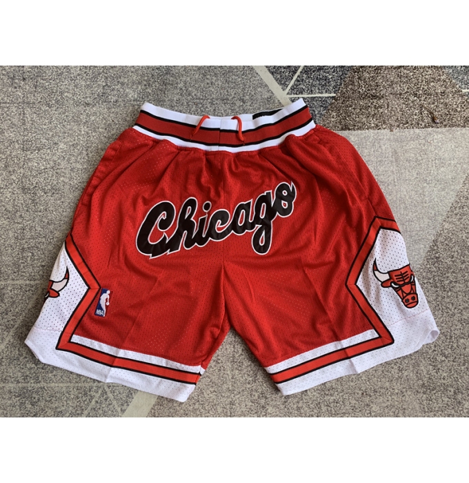 Men's Chicago Bulls Red Chicago Shorts