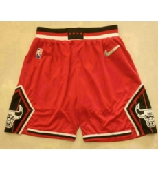 Men's Chicago Bulls Red Nike 75th Anniversary Diamond 2021 Stitched Shorts