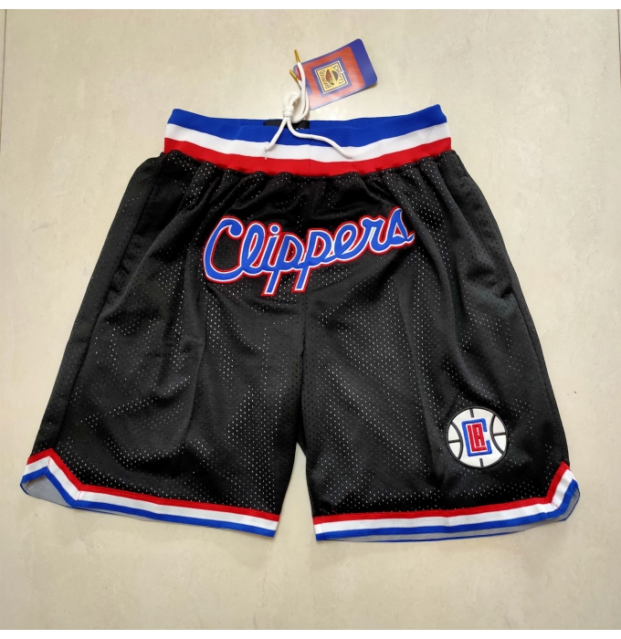 Men's Los Angeles Clippers Black Shorts