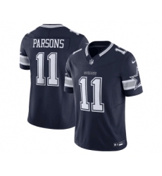 Men's Nike Dallas Cowboys #11 Micah Parsons Navy 2023 F.U.S.E. Limited Stitched Football Jersey