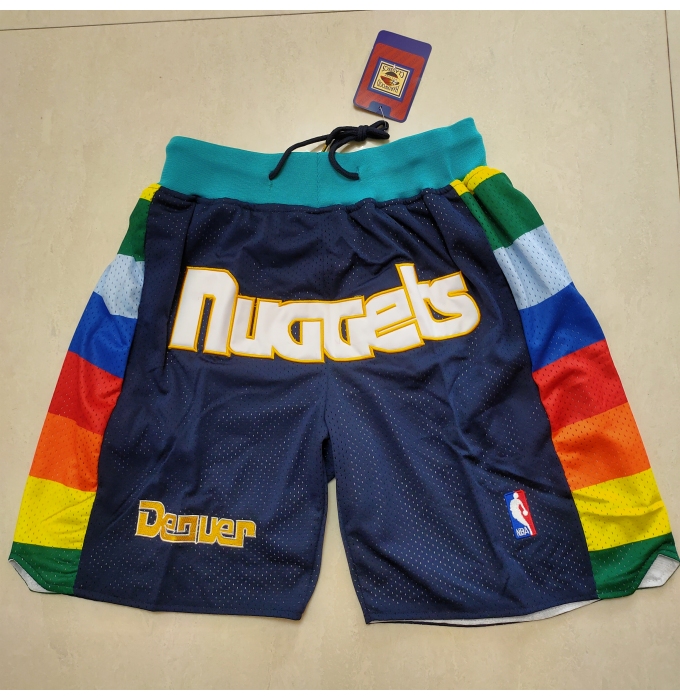 Men's Denver Nuggets Navy Shorts