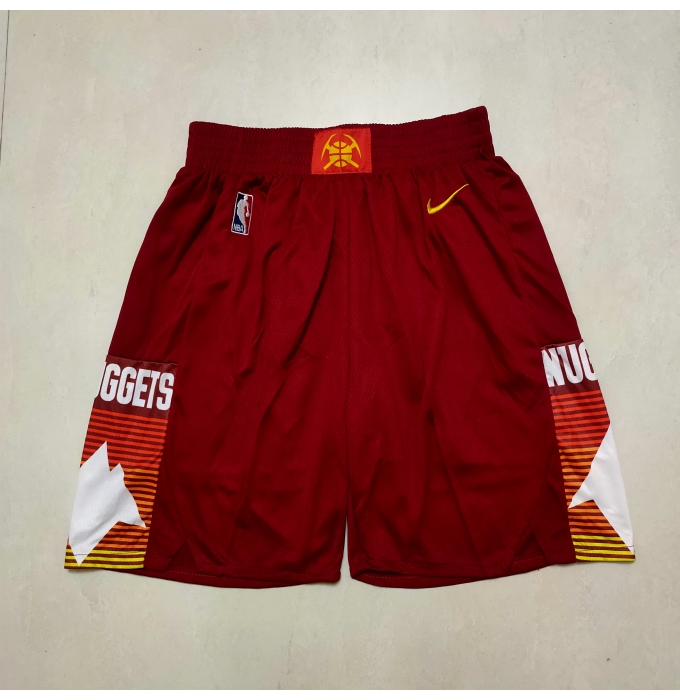 Men's Denver Nuggets Red City Shorts