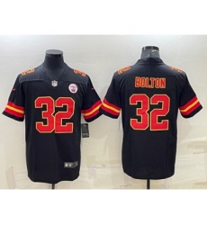 Men's Kansas City Chiefs #32 Nick Bolton Black Vapor Untouchable Limited Stitched Football Jersey