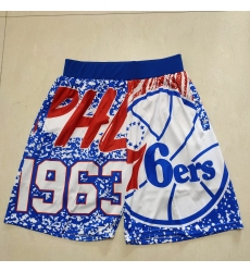 Men's Philadelphia 76ers Blue Shorts