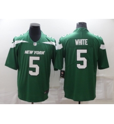 Men's New York Jets #5 Mike White Nike Gotham Green Limited Player Jersey