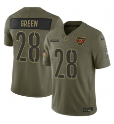Men's Washington Commanders #28 Darrell Green Olive 2025 Salute to Service Limited Football Stitched Jersey Men's Washington Commanders #28 Darrell Green Olive 2025 Salute to Service Limited Football Stitched Jersey
